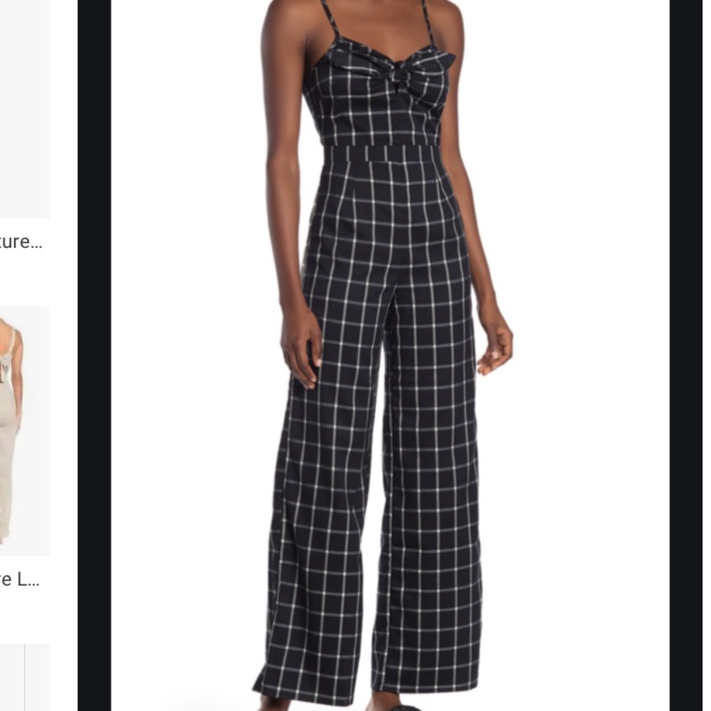 Romeo & Juliet Couture Wide Leg Jumpsuit NWT